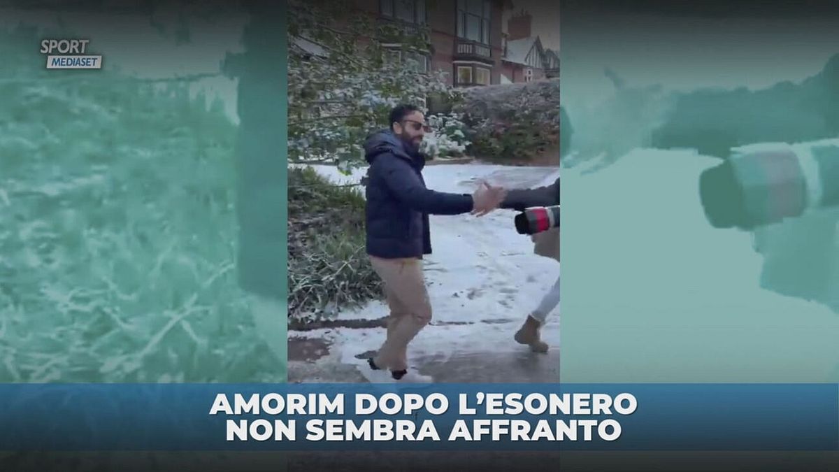 Amorim sorride dopo l'esonero