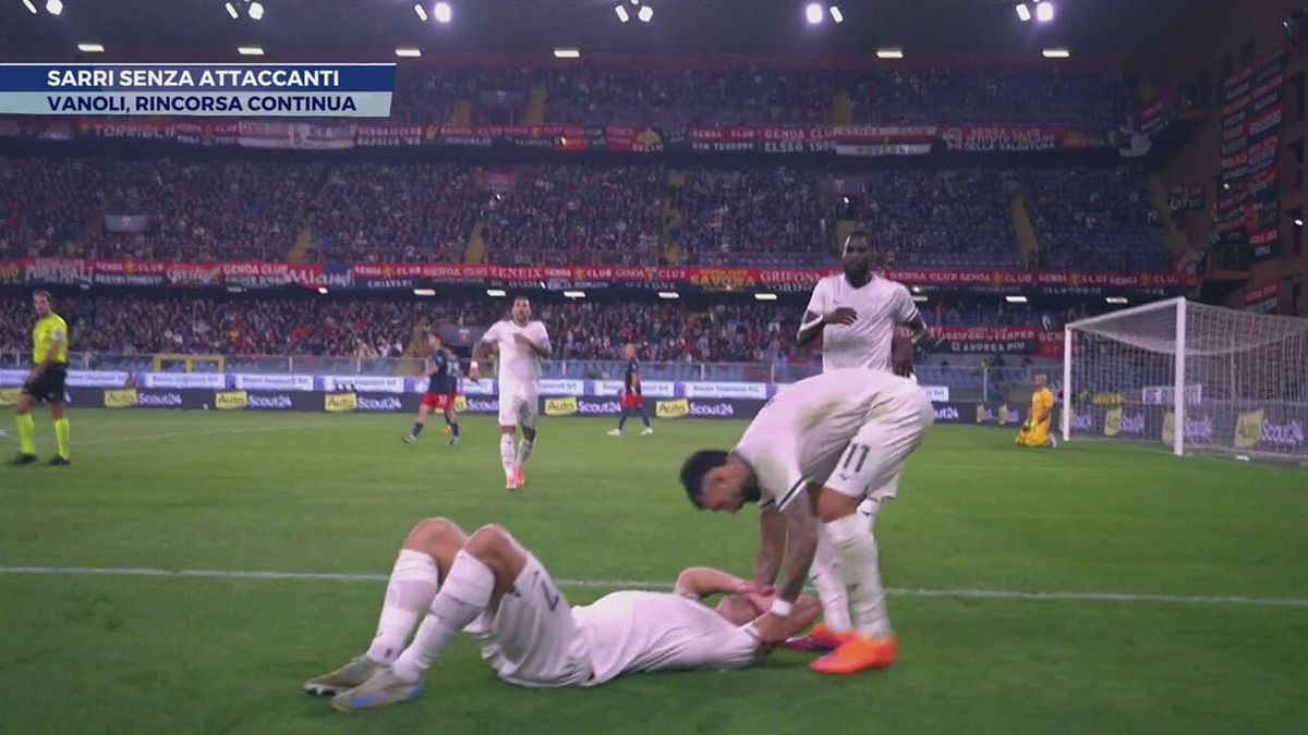 Sarri senza attaccanti