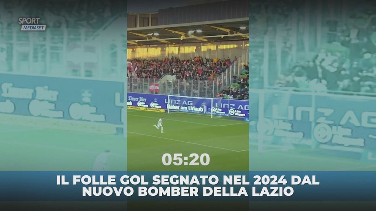 Il folle gol del 2024 segnato dal nuovo bomber della Lazio