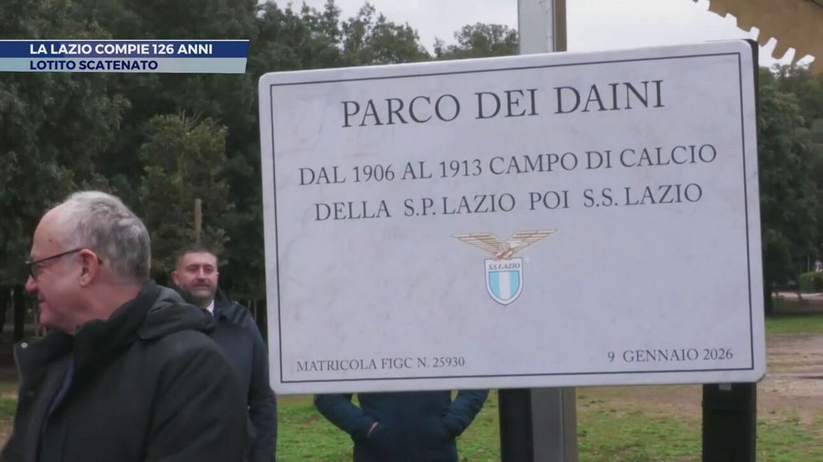 La Lazio compie 126 anni