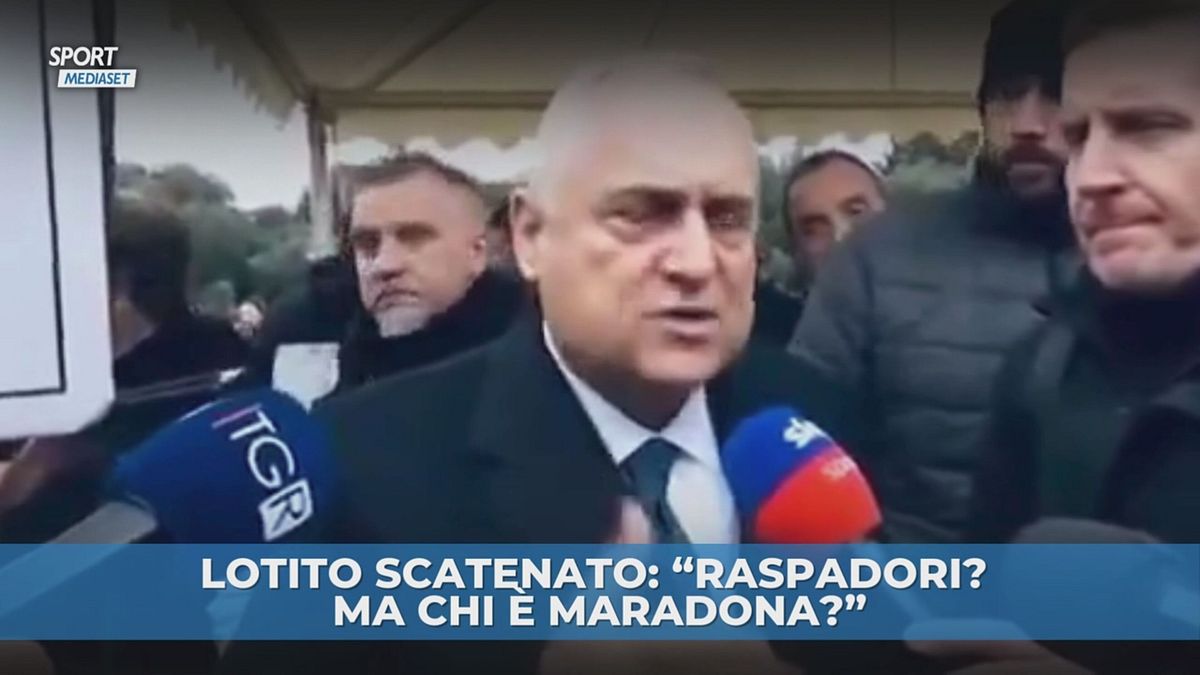 Claudio Lotito scatenato contro Raspadori