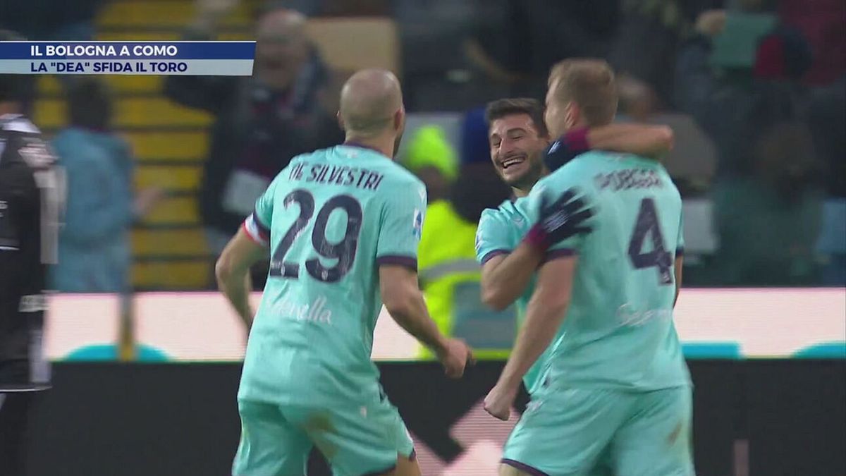 Il Bologna a Como