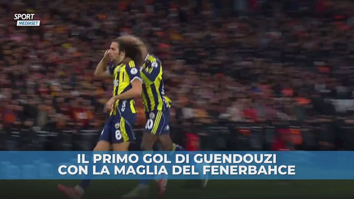Guendouzi, esordio da sogno al Fenerbahce: gol al Galatasaray e trofeo