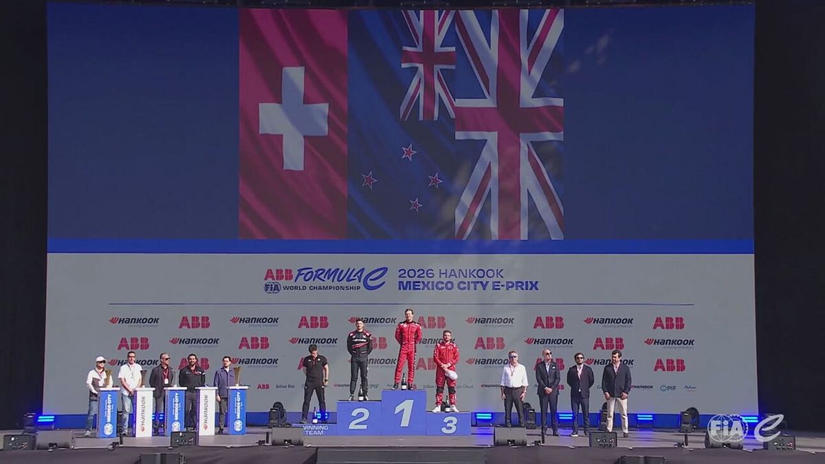 Il podio di Mexico City