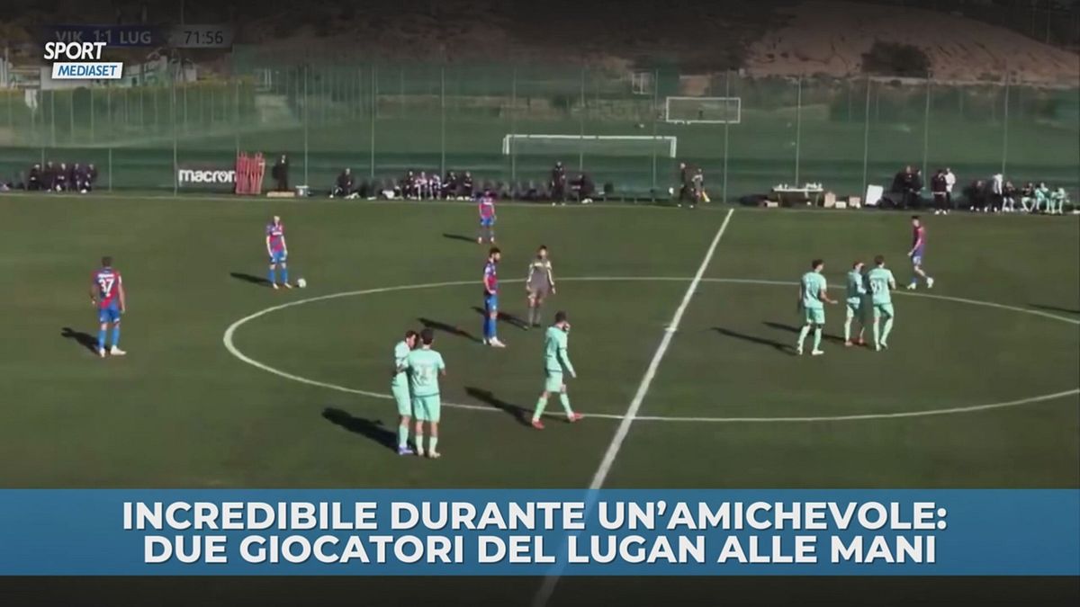 Incredibile durante un'amichevole