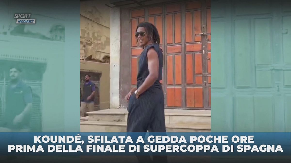 Koundè sfila a Gedda