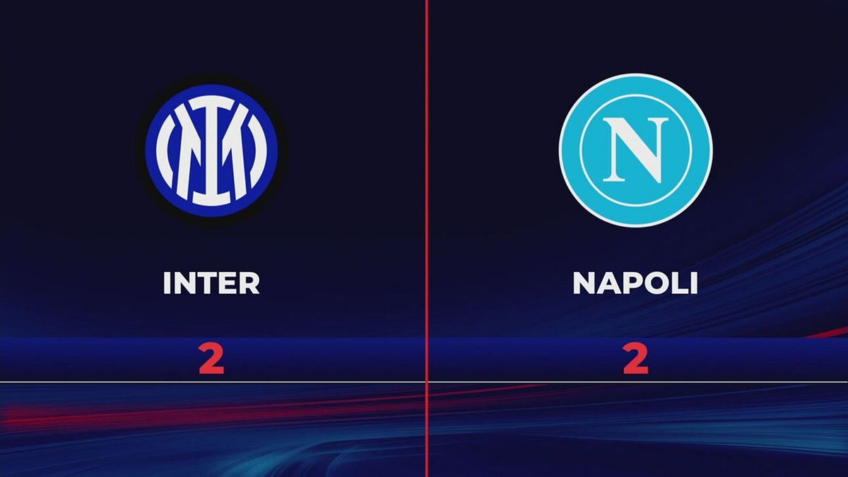Inter-Napoli 2-2: gli highlights