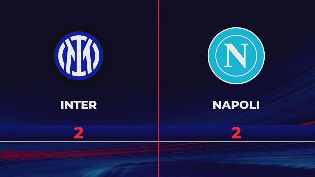 Inter-Napoli 2-2: gli highlights