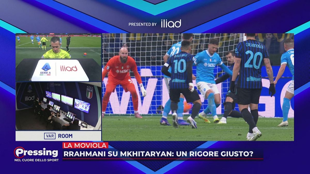 La moviola di Inter-Napoli: giusto il rigore su Mkhitaryan?