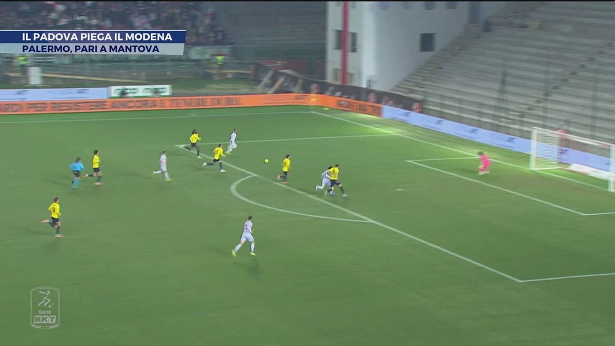 Il Padova piega il Modena