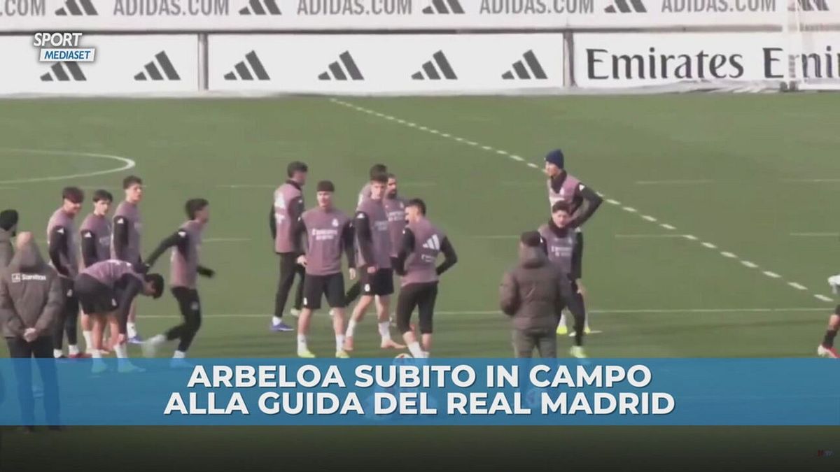Real Madrid: primo allenamento diretto da Arbeloa