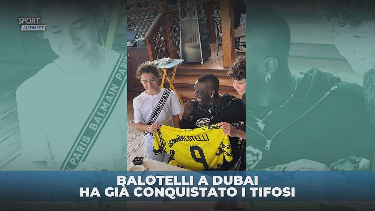 Balotelli idolo a Dubai