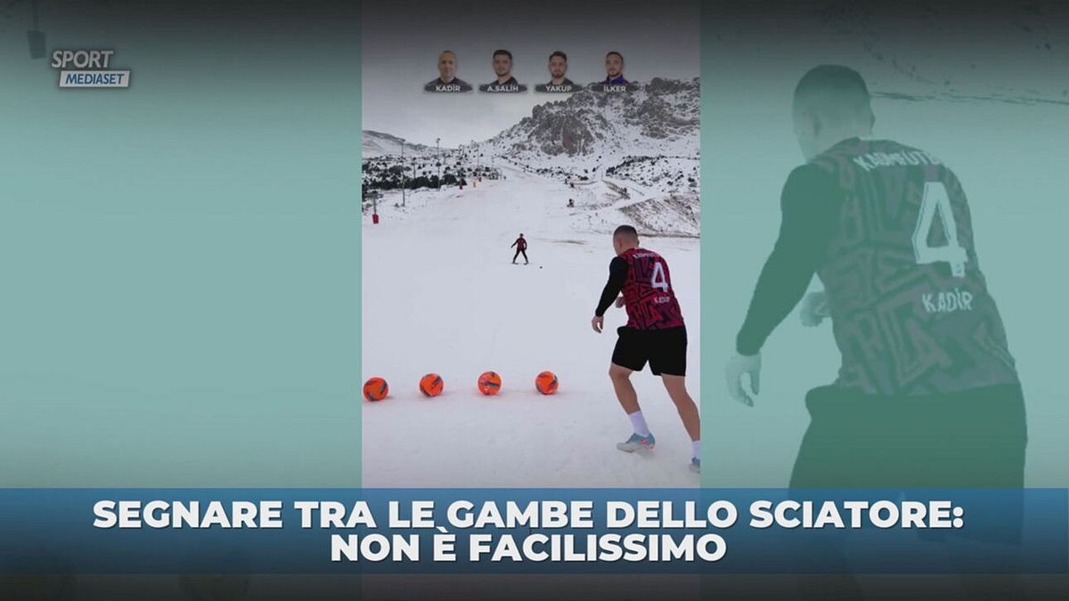 Gol allo… sciatore