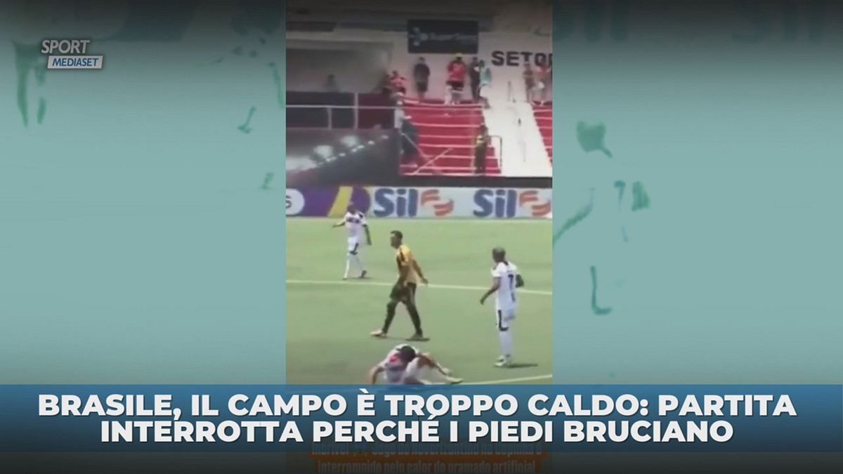 Gara sospesa: i piedi bruciano