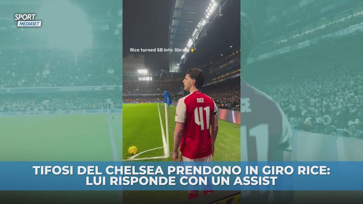 Rice-tifosi Chelsea: che siparietto