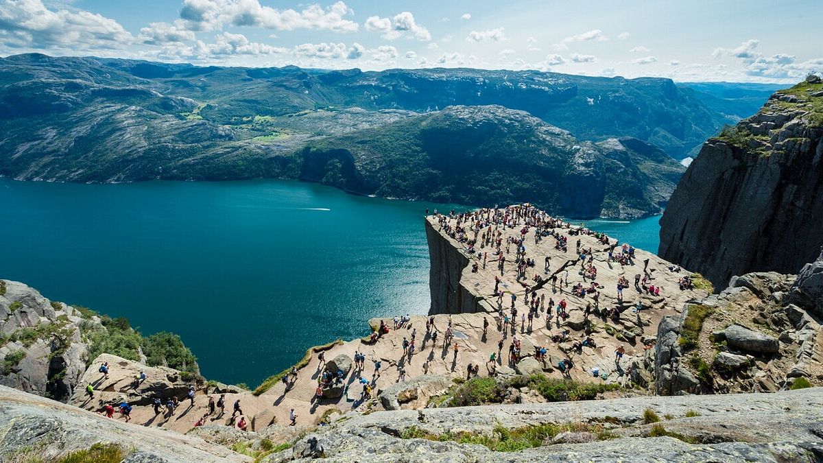 Preikestolen, Norvegia