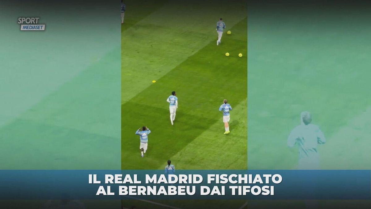 Real Madrid fischiato al Bernabeu