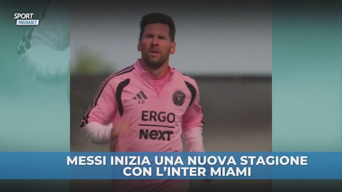 Messi, primo giorno di scuola: la ripresa degli allenamenti dell'Inter Miami