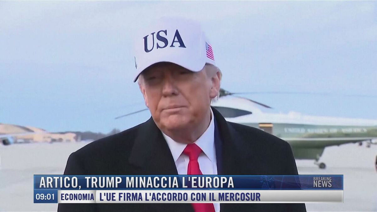 Breaking News delle 09.00 | Artico, Trump minaccia l'Europa