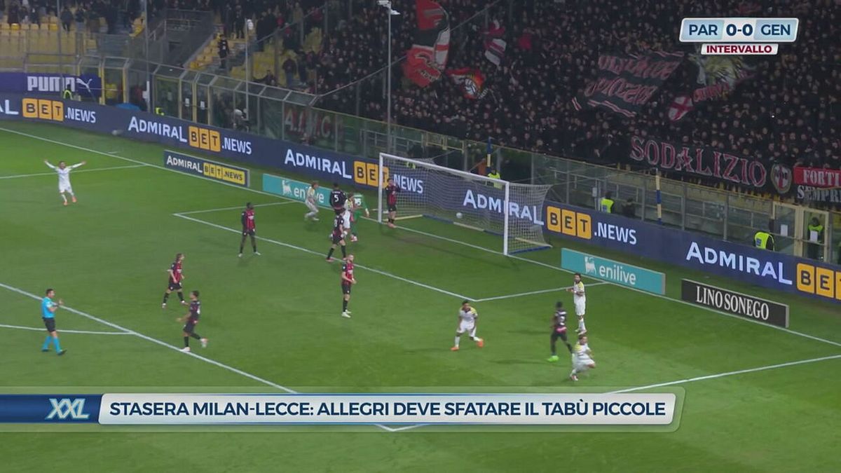 Stasera Milan-Lecce: Allegri deve sfatare il tabù piccole