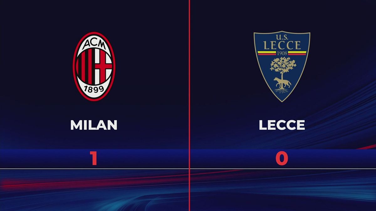 Milan-Lecce 1-0: gli highlights
