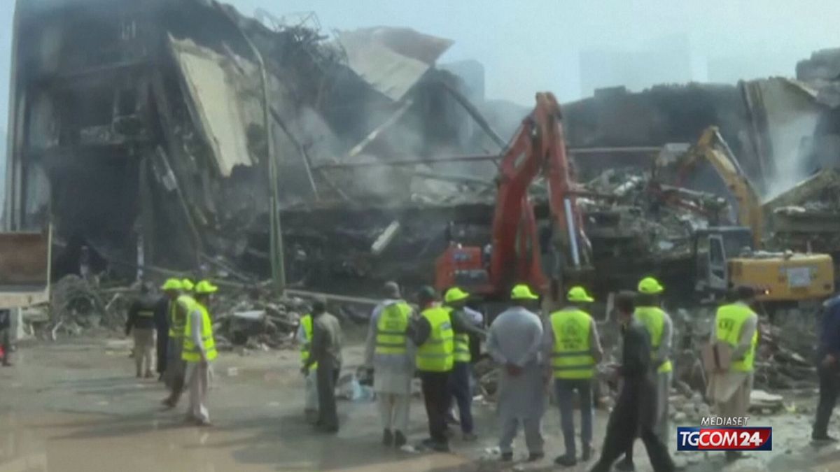 PAKISTAN INCENDIO PER SITO SRV