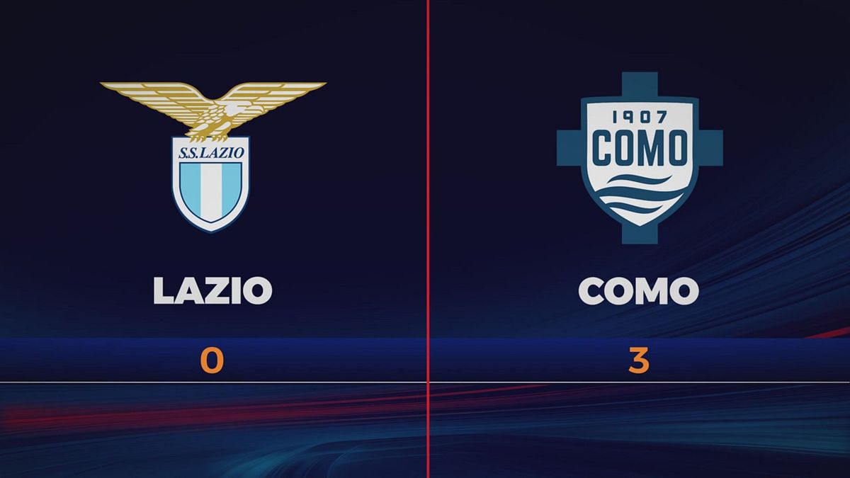 Lazio-Como 0-3: gli highlights
