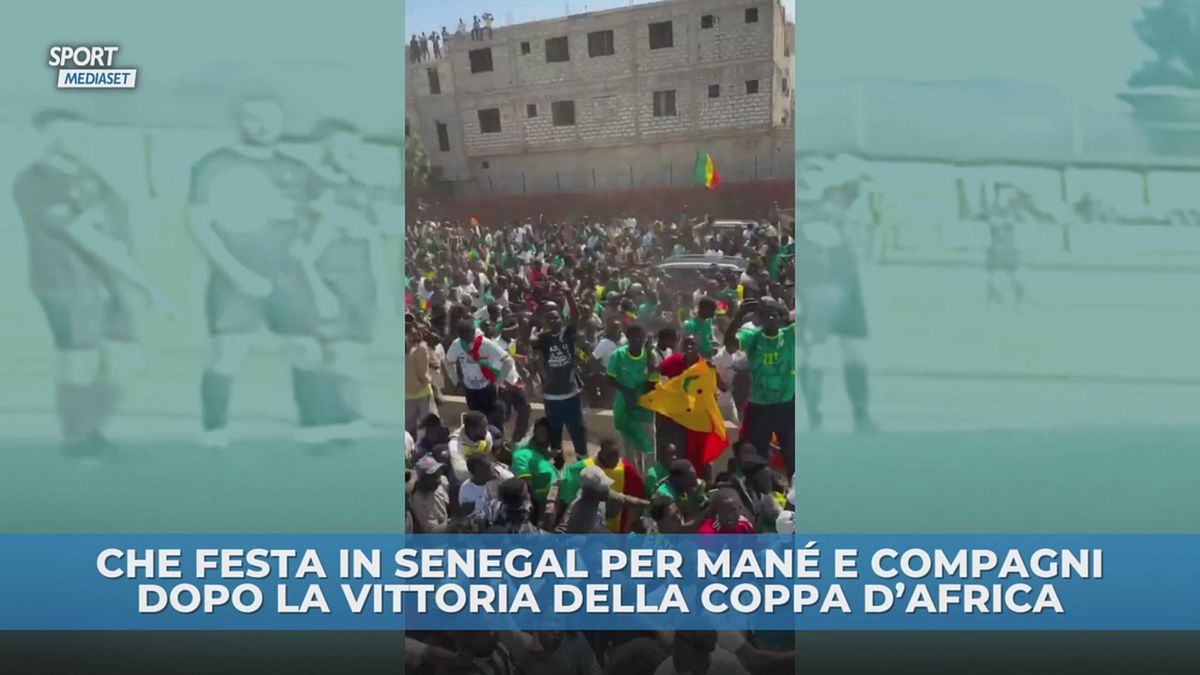 Manè e compagni come eroi in Senegal