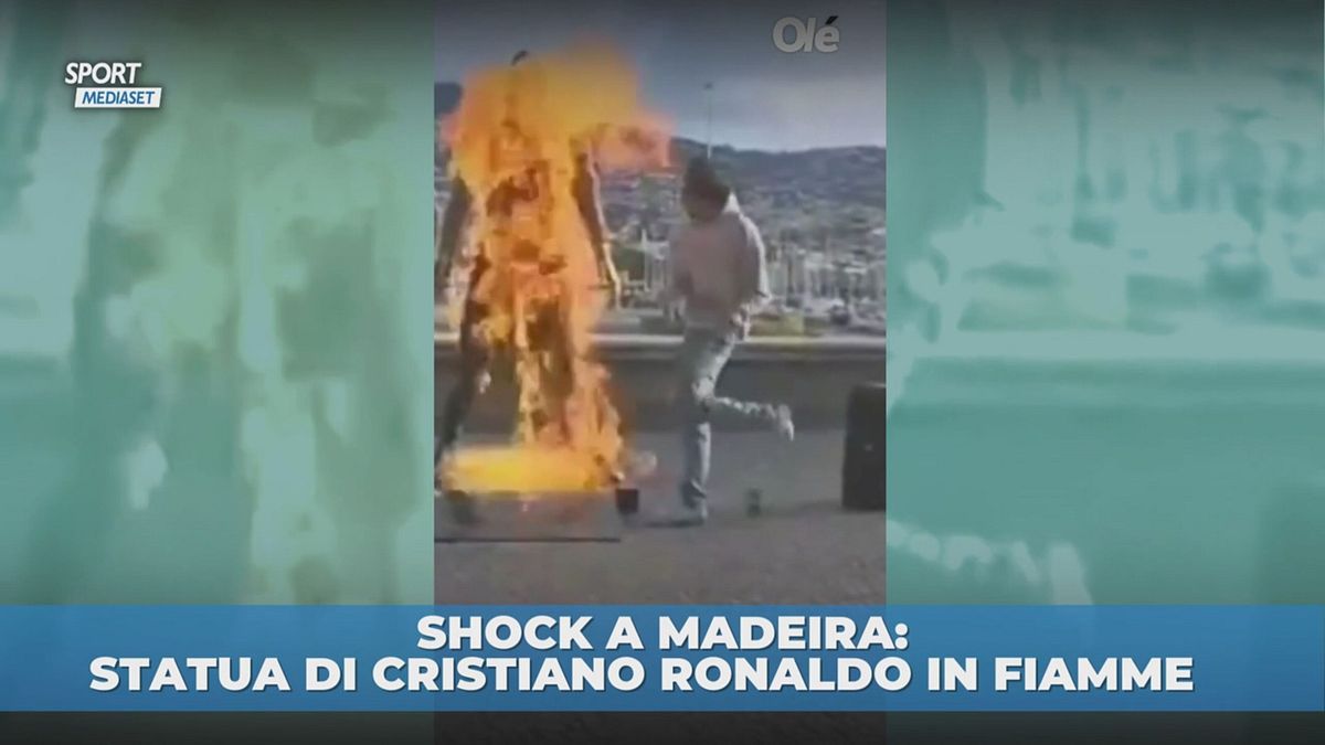 Cristiano Ronaldo on fire...