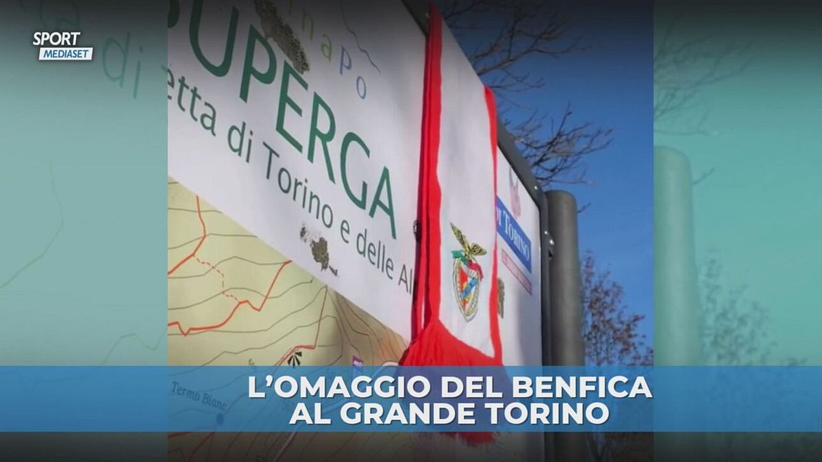 Benfica in visita a Superga