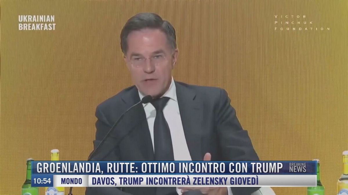 Breaking News delle 11.00 |  Groenlandia, Rutte: ottimo incontro con Trump
