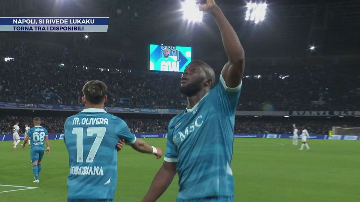 Napoli, si rivede Lukaku