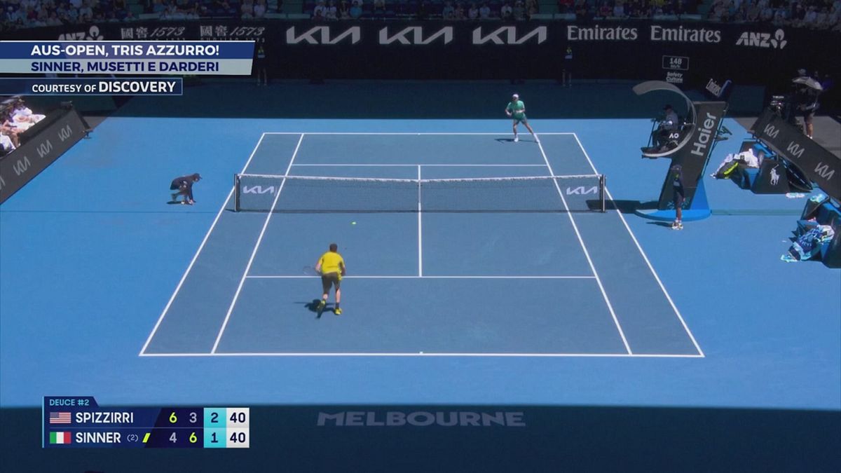 Aus-Open, tris azzurro!