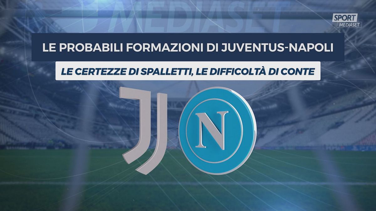 CLIP SITO PROBABILI FORMAZIONI JUVENTUS-NAPOLI SRV