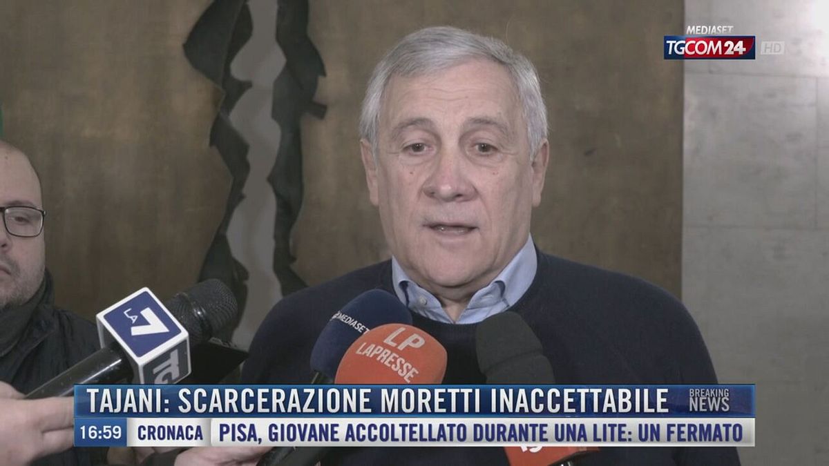 Breaking News delle 17.00 | Tajani: scarcerazione Moretti inaccettabile