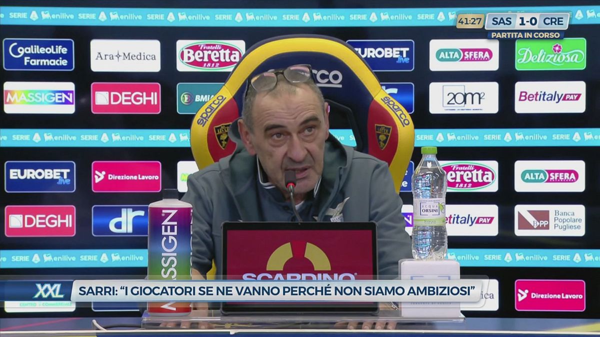 Sarri: "I giocatori se ne vanno perchè non siamo ambiziosi"