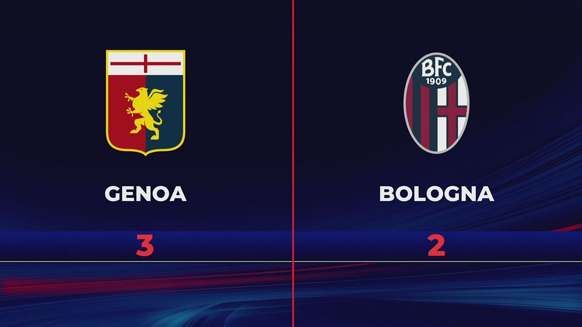 Genoa-Bologna 3-2: gli highlights