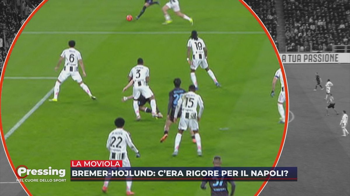 La moviola di Juventus-Napoli: Bremer su Hojlund era rigore?