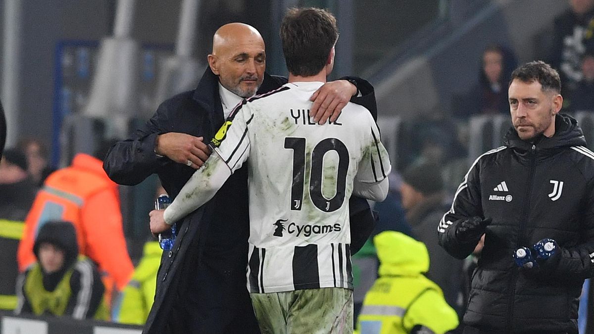 Luciano Spalletti e Kenan Yildiz