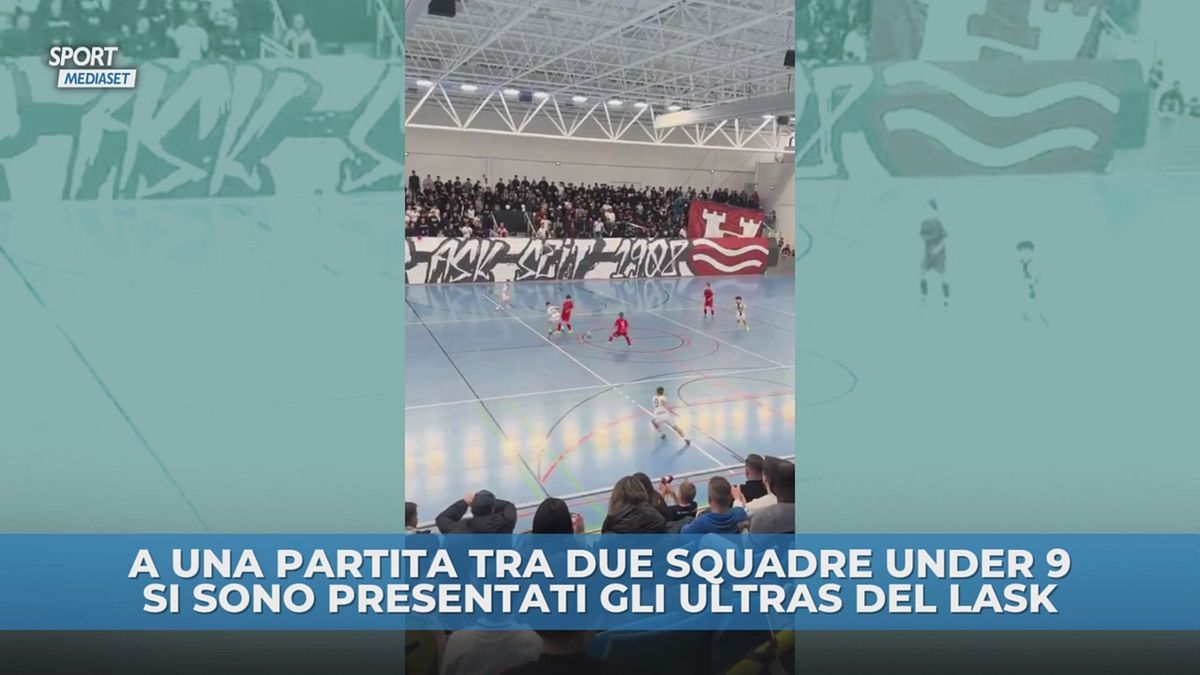 Incredibile a una partita tra bambini