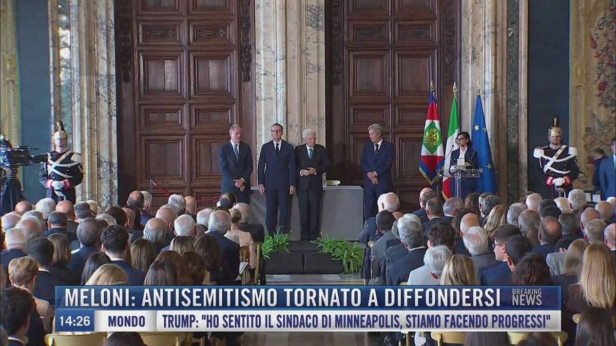 Breaking News delle 14.00 | Meloni: antisemitismo tornato a diffondersi