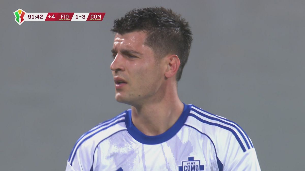 91' | Gol di Morata (Fiorentina-Como 1-3)