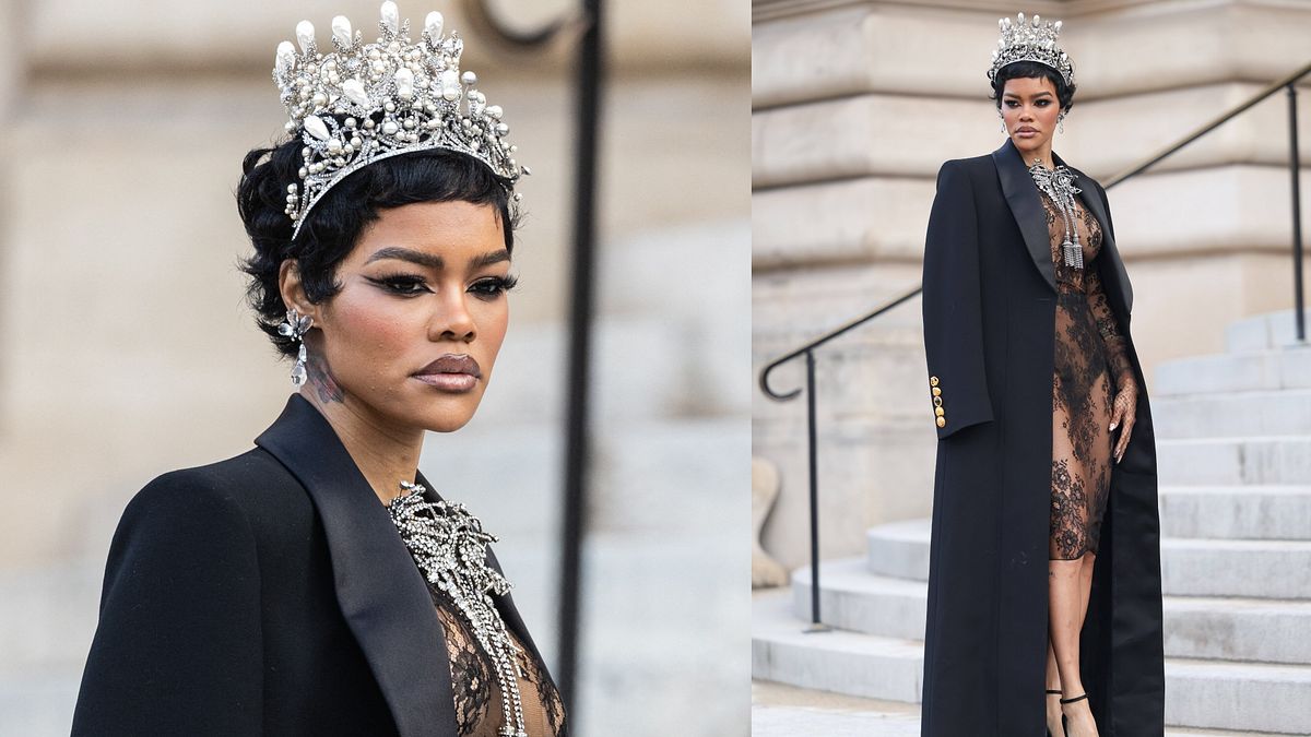 Teyana Taylor ospite della sfilata Schiaparelli Haute Couture primavera estate 2026 a Parigi