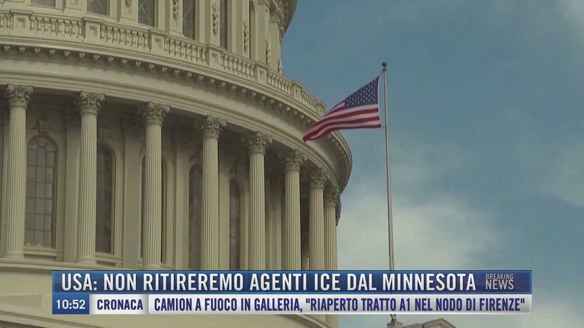 Breaking News delle 11.00 | Usa: non ritireremo agenti Ice dal Minnesota