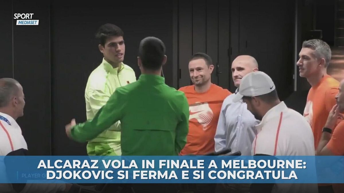 Djokovic si congratula con Alcaraz