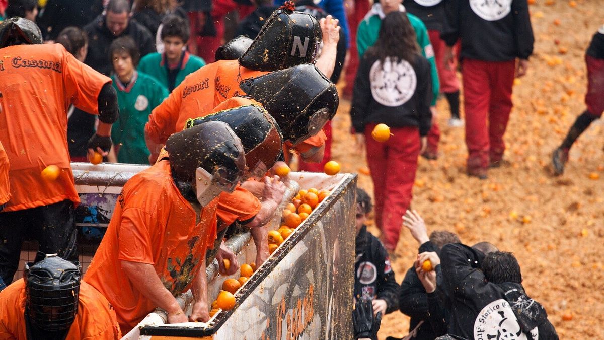 Ivrea, la Battaglia delle Arance