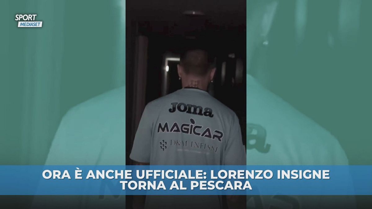 Insigne al Pescara, è ufficiale