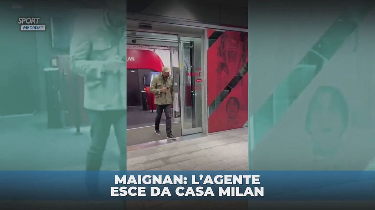 L'agente di Maignan esce da Casa Milan