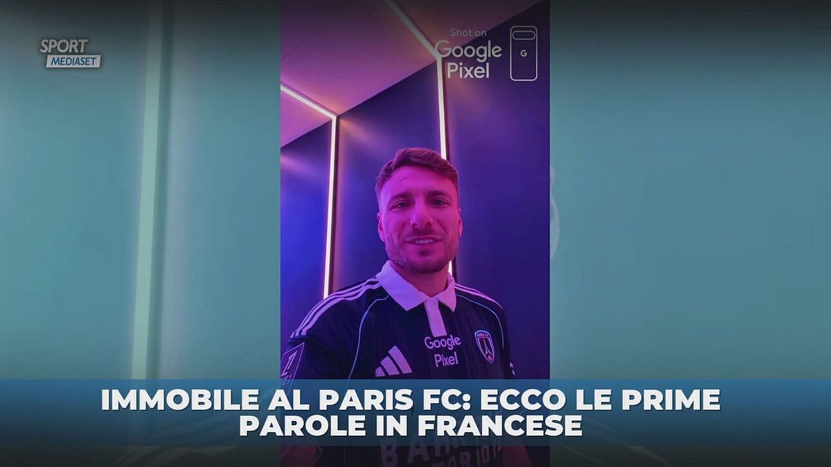 Immobile a Parigi: prime parole