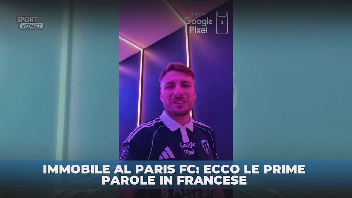 Immobile a Parigi: prime parole